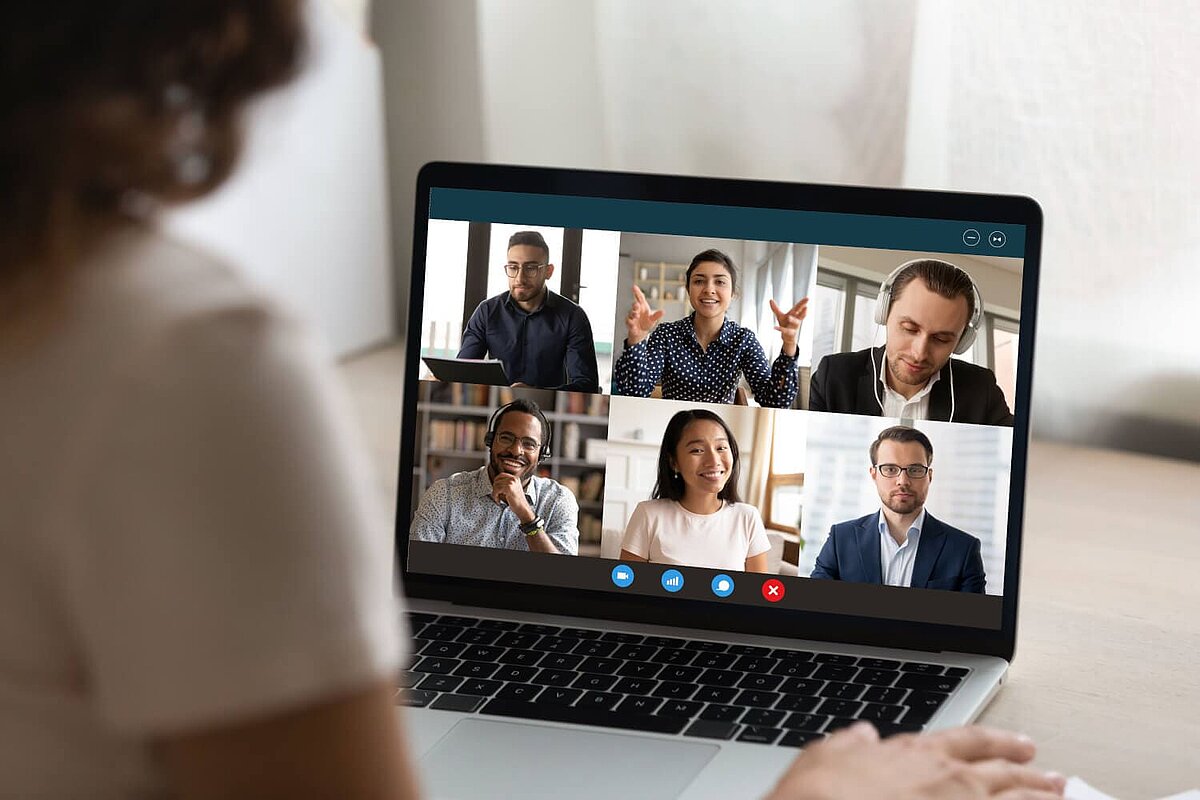 Online Deutsch lernen in einer Gruppe mit iQ Lingua